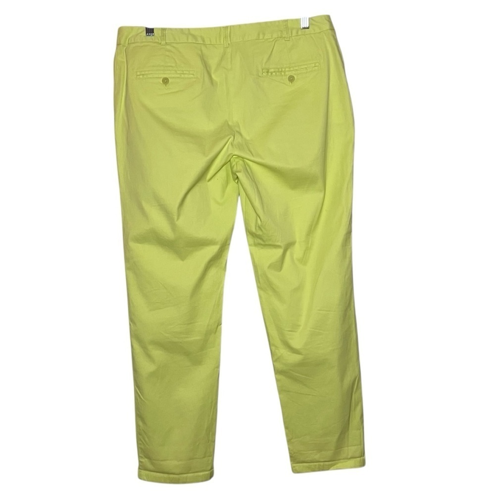 Talbots The Weekender Chino Pants Yellow Size 12 - Picture 3 of 4